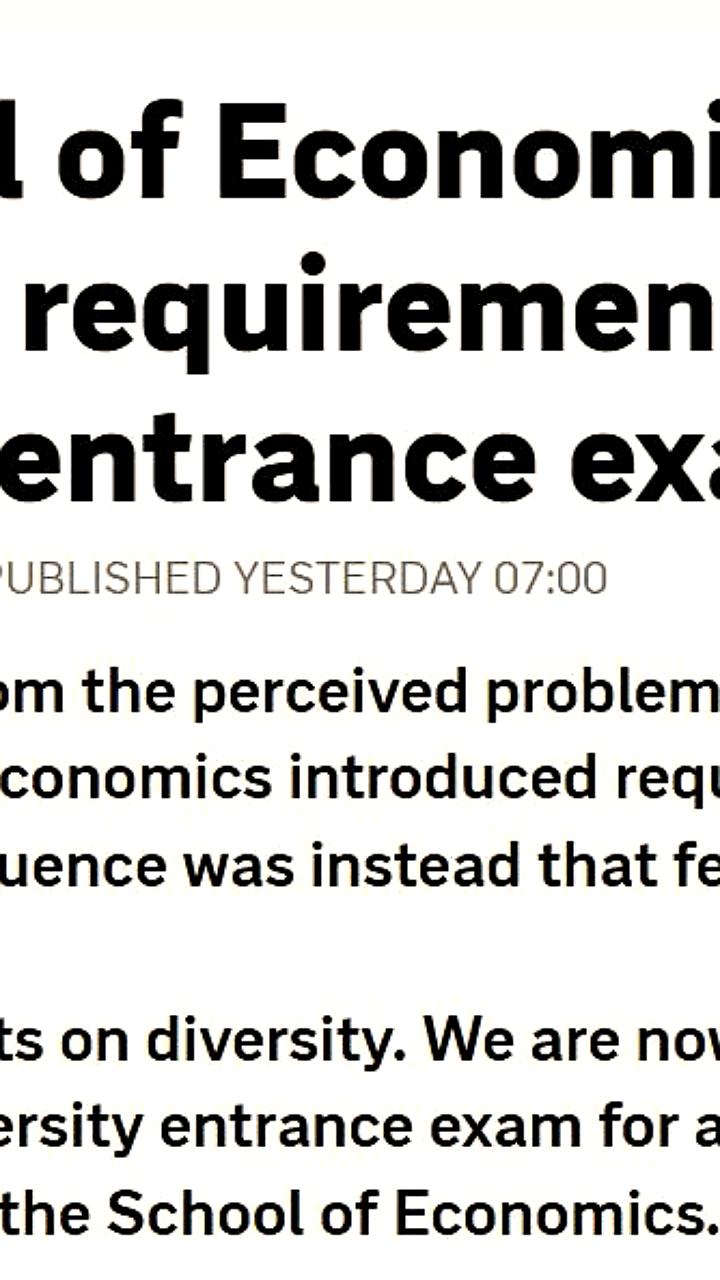 Стокгольмская школа экономики завершила эксперимент с вступительными экзаменами