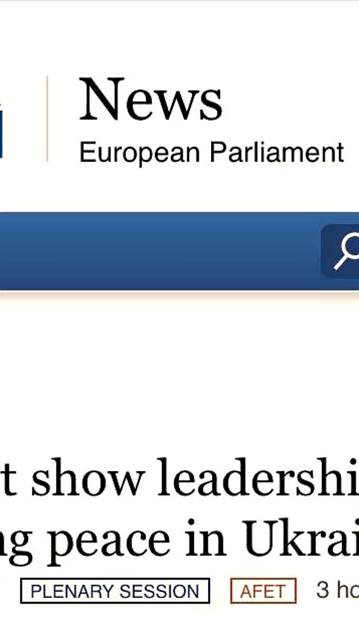 Европарламент призывает к новым требованиям по украинскому кризису и не признает российские территории