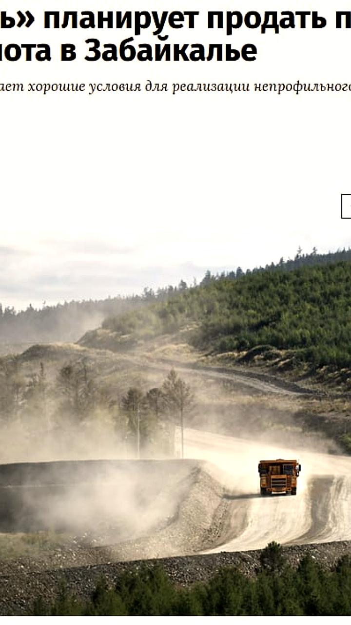 Норникель планирует продажу золотодобывающего проекта в Забайкалье