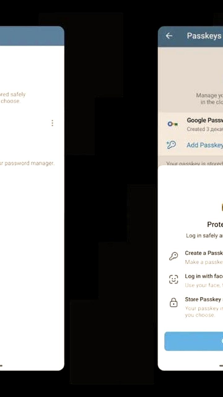 Telegram тестирует новый способ авторизации через Passkey
