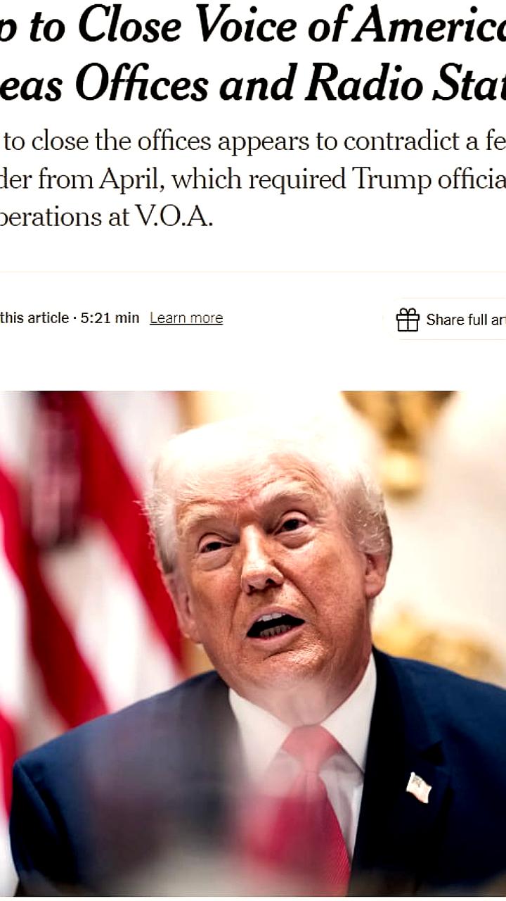США планируют закрыть зарубежные офисы Голоса Америки, несмотря на решение суда