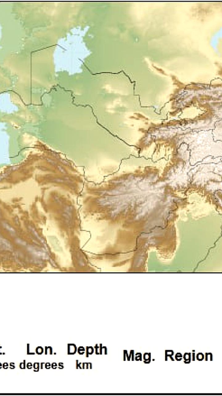 Землетрясение в Узбекистане и Кыргызстане: магнитуда 3.7 и 6.4
