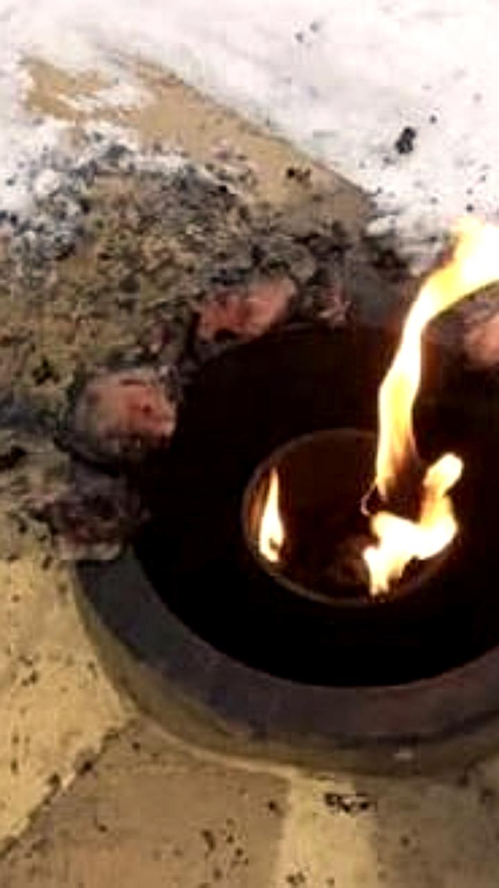 Полиция Риддера ищет вандалов, жаривших курицу на Вечном огне