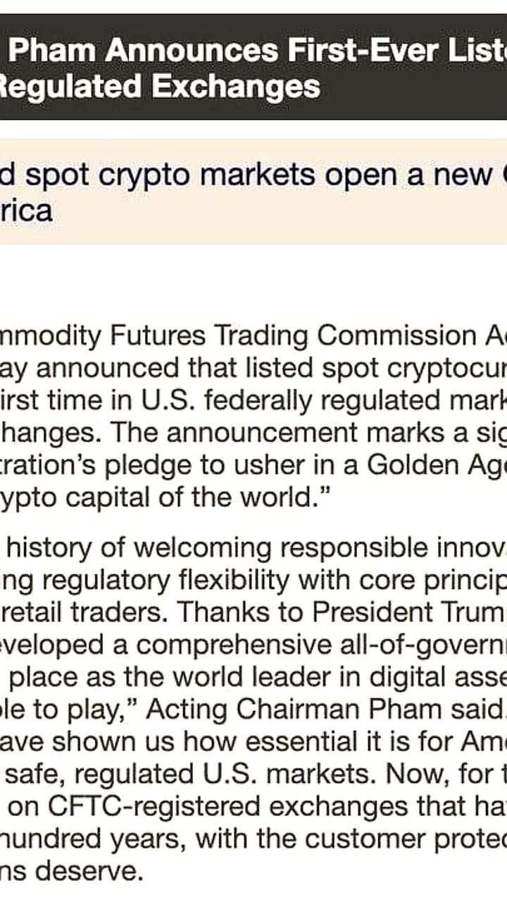 CFTC одобрила запуск первой лицензированной криптовалютной биржи в США