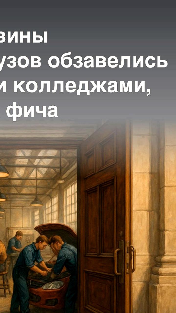 Вузы России адаптируют колледжи для повышения трудоустройства студентов
