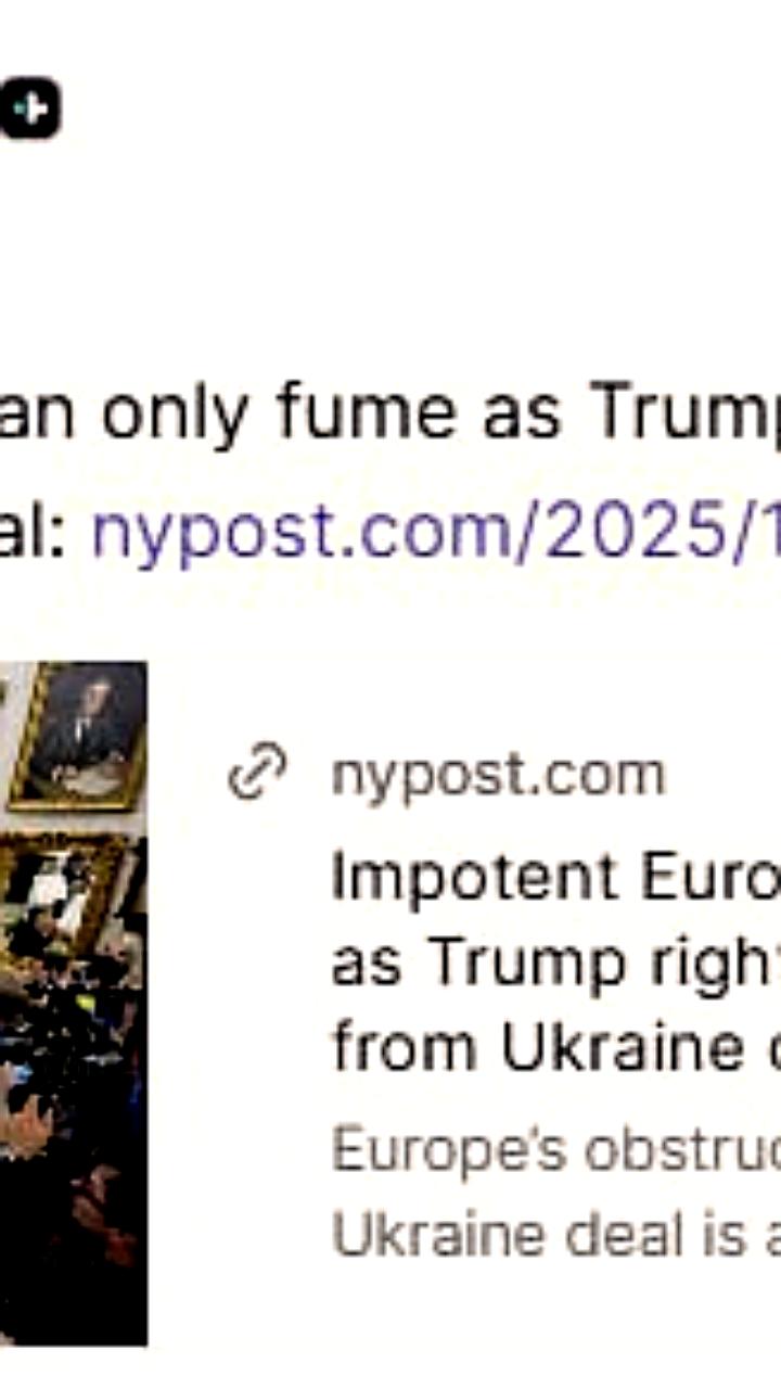 Трамп комментирует европейское недовольство по поводу украинского урегулирования