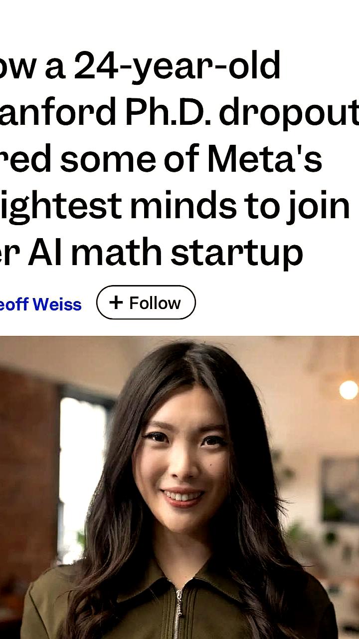 24-летняя Карина Хонг привлекает ведущих исследователей в свой стартап по созданию ИИ-математика