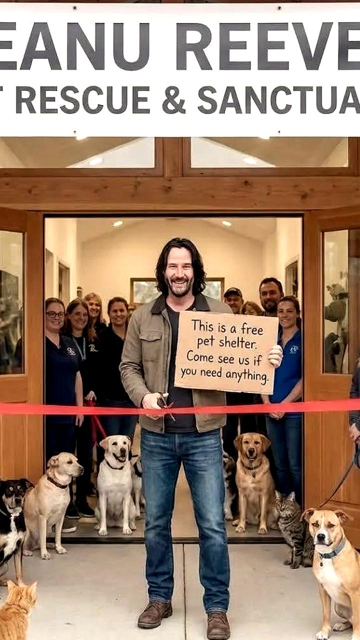 Киану Ривз открыл крупнейший в мире приют для животных с рекордным пожертвованием