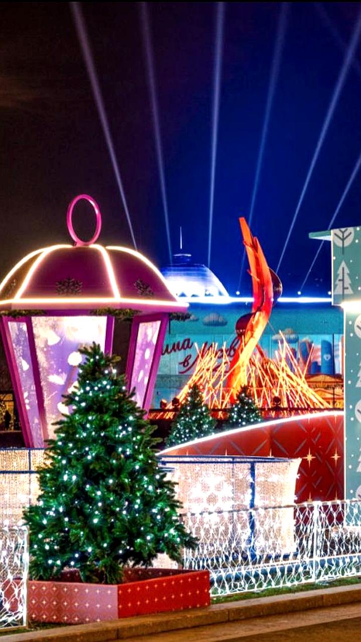 На Воробьевых горах открылась праздничная площадка с катком и рестораном от студентов