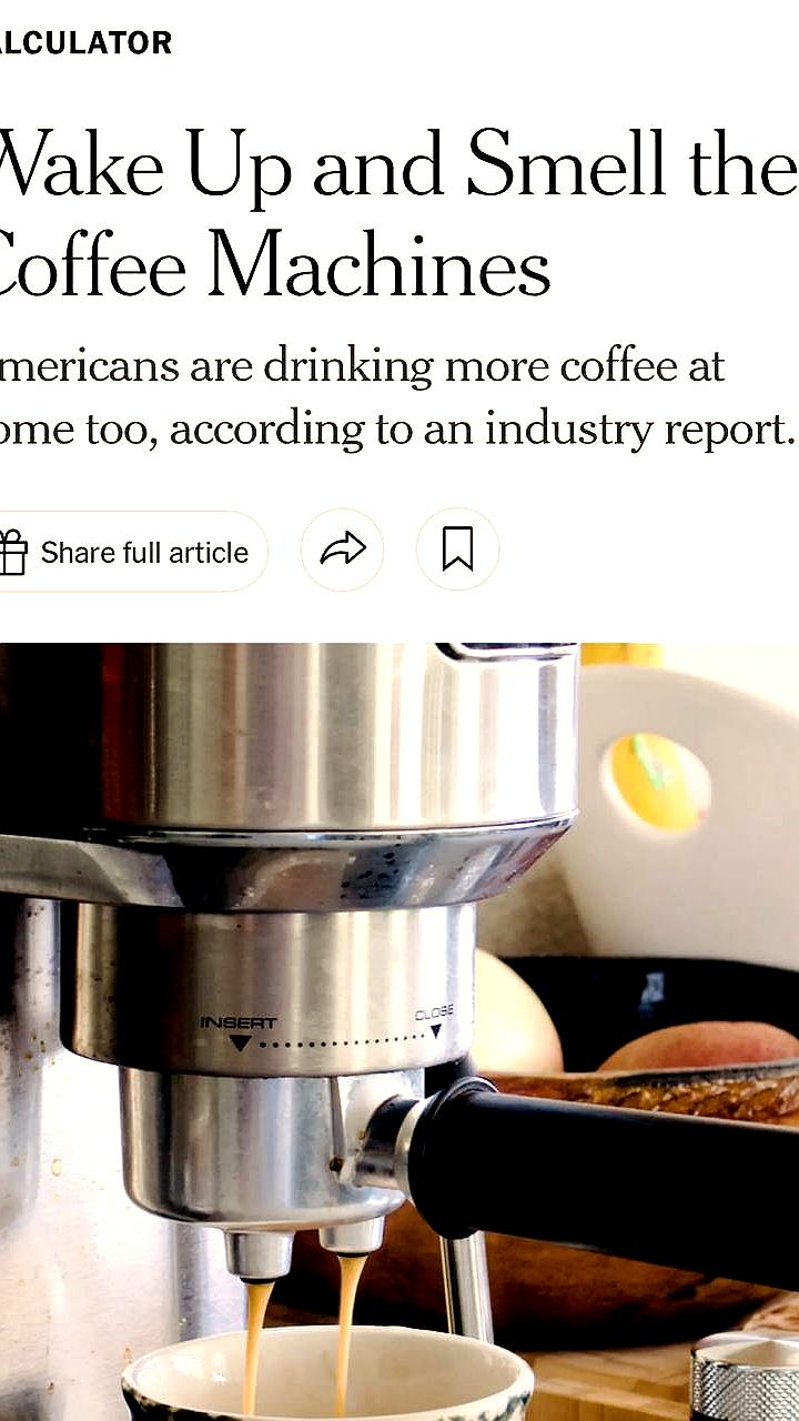 Снижение популярности кофеен: рост продаж домашних кофемашин и курсов бариста