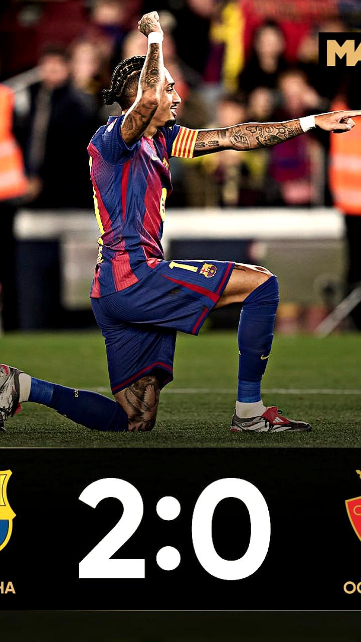 Рафинья и Педри помогают Барселоне одержать седьмую победу подряд