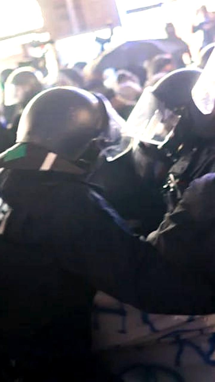 В Берлине на демонстрации против полицейского насилия пострадали восемь полицейских