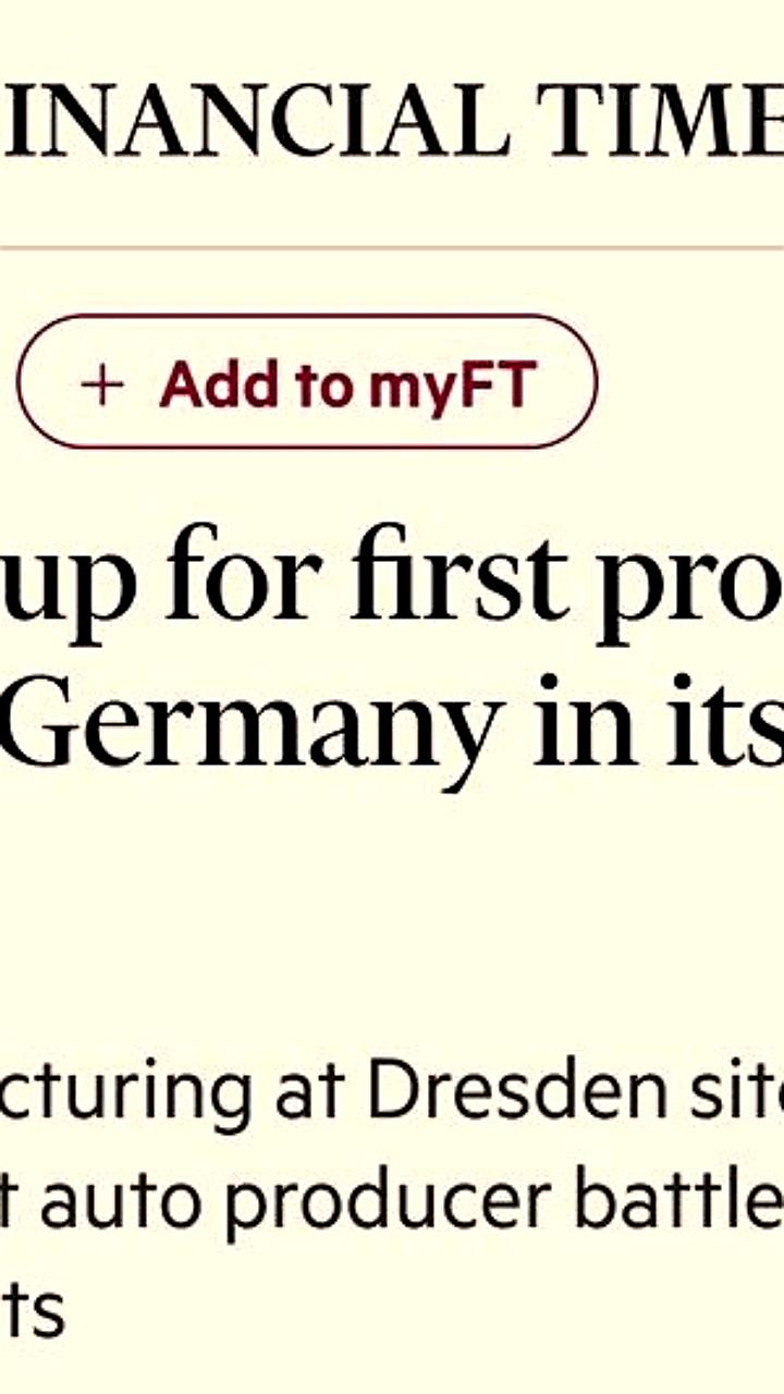 Volkswagen закрывает завод в Дрездене впервые за 88 лет