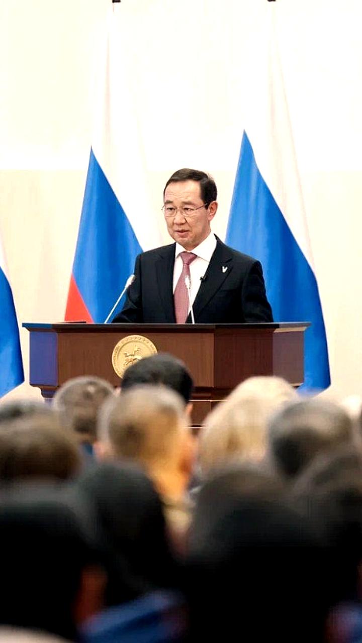 Айсен Николаев представит ежегодное послание парламенту Якутии 23 декабря