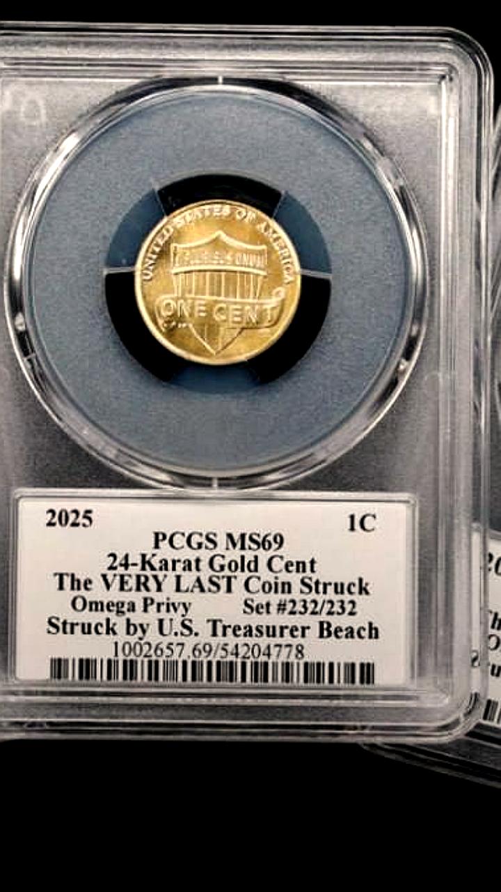 Последние американские центы проданы на аукционе за 17 миллионов долларов