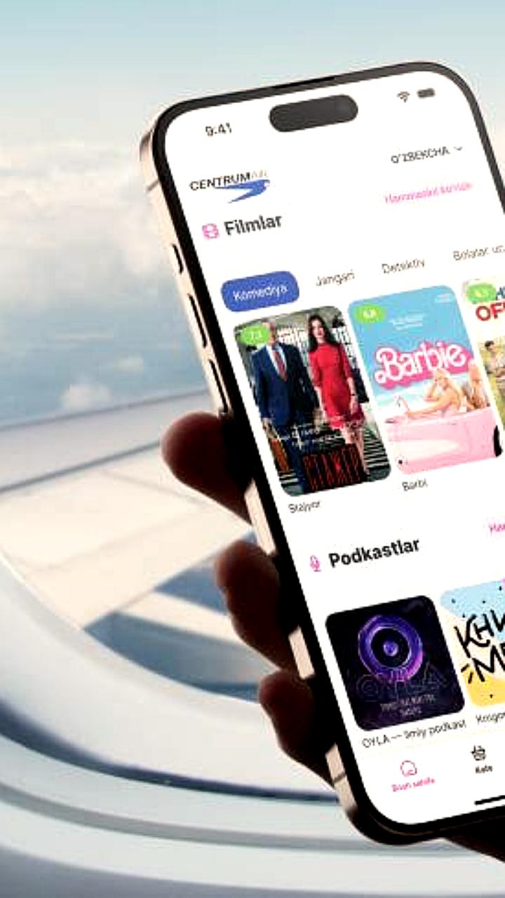 Centrum Air запускает облачную систему развлечений на бортах