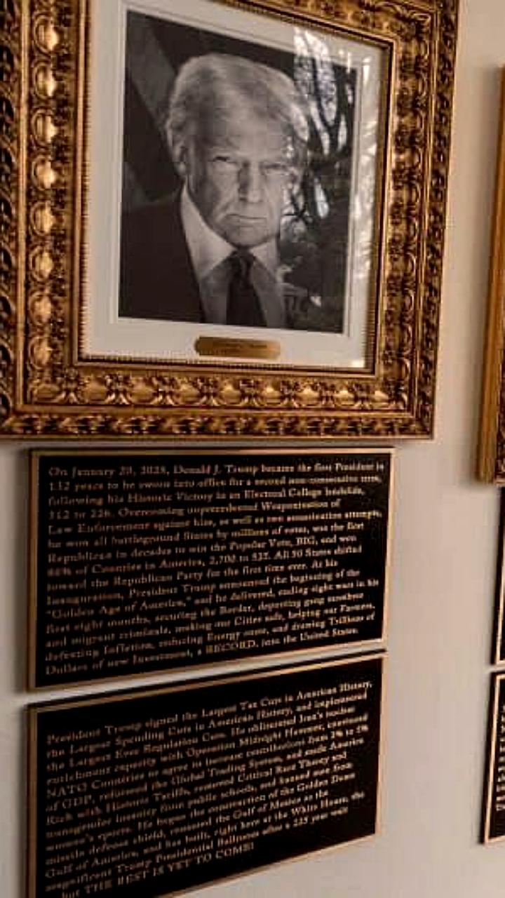 Обновление табличек в Белом доме: Трамп критикует бывших президентов