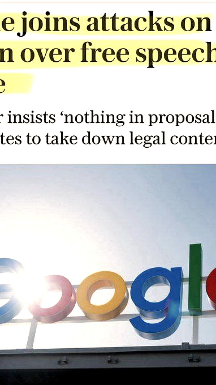 Google предупреждает Великобританию о рисках подавления свободы слова из-за новых интернет-правил