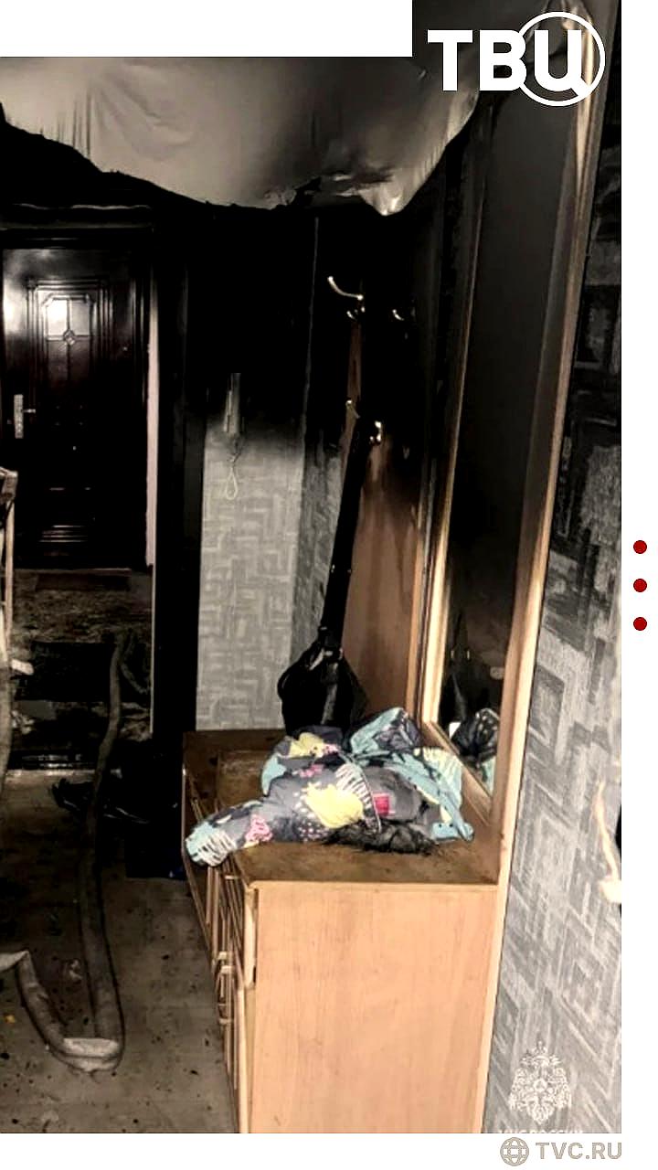 Пожар в квартире многодетной семьи в Магадане из-за искусственной елки