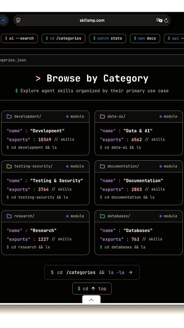 Запуск каталога из 33 тысяч скиллов для Claude и OpenAI Codex