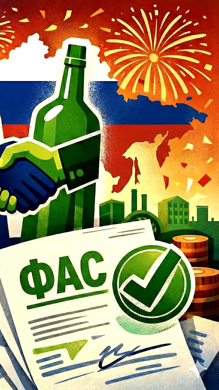 Росспиртпром завершил покупку Татспиртпрома с одобрением ФАС