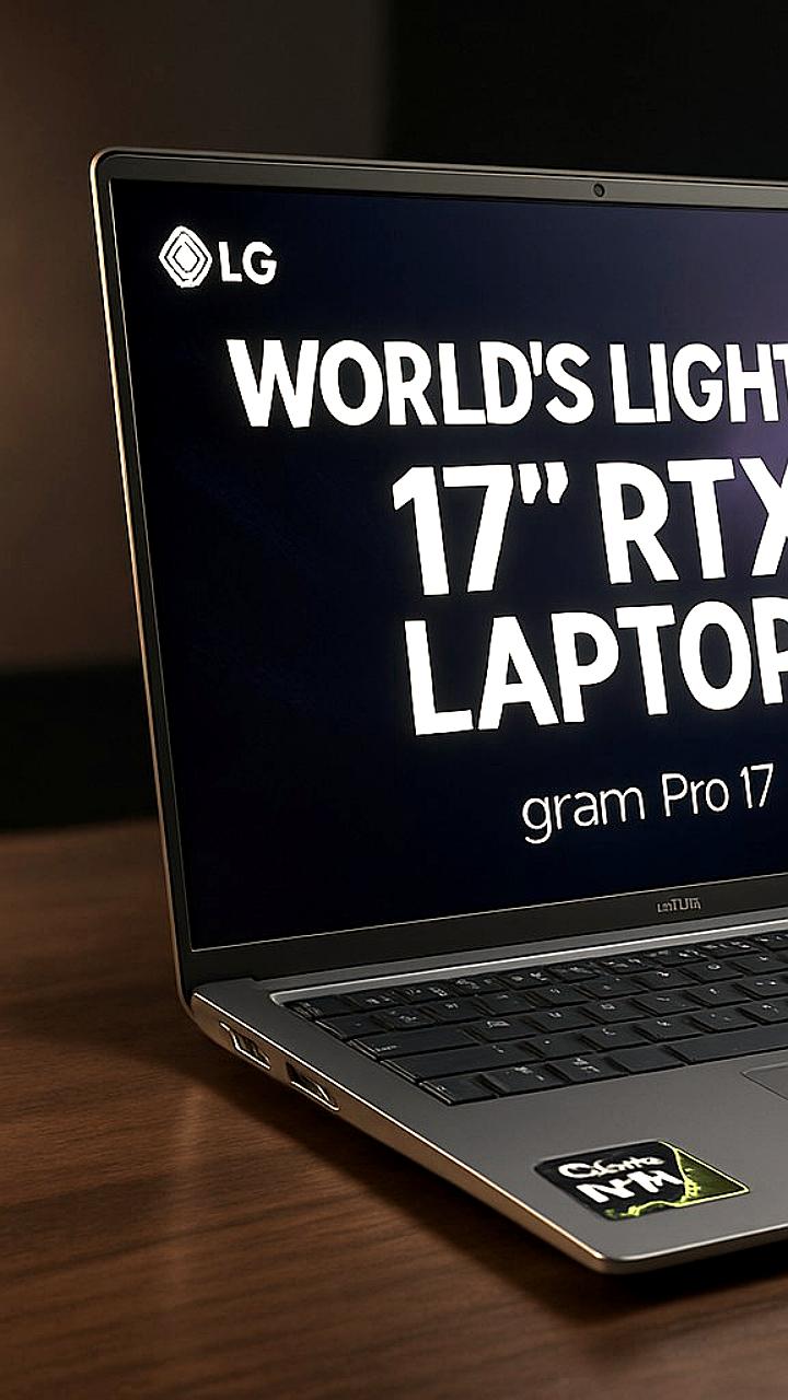 LG представляет ультралегкий 17-дюймовый ноутбук Gram Pro 2026 с Nvidia RTX 5050 на CES