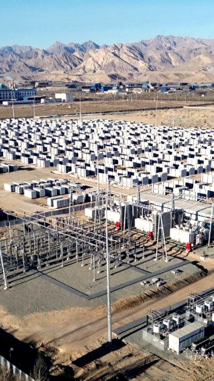 В Китае завершено строительство крупнейшей электростанции с электрохимическим накопителем энергии