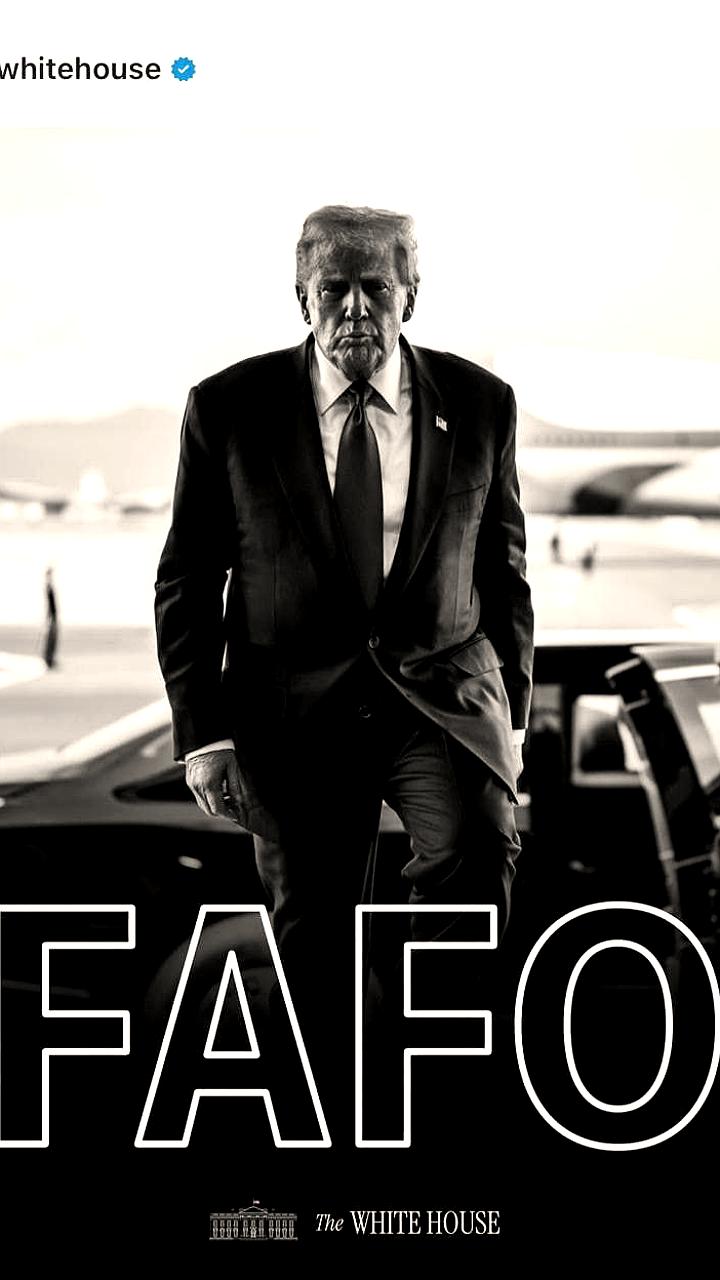 Белый дом публикует фото Трампа с провокационным текстом