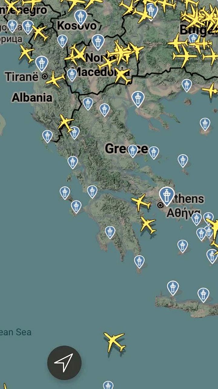 Приостановка авиарейсов в Греции из-за проблем с радиосвязью