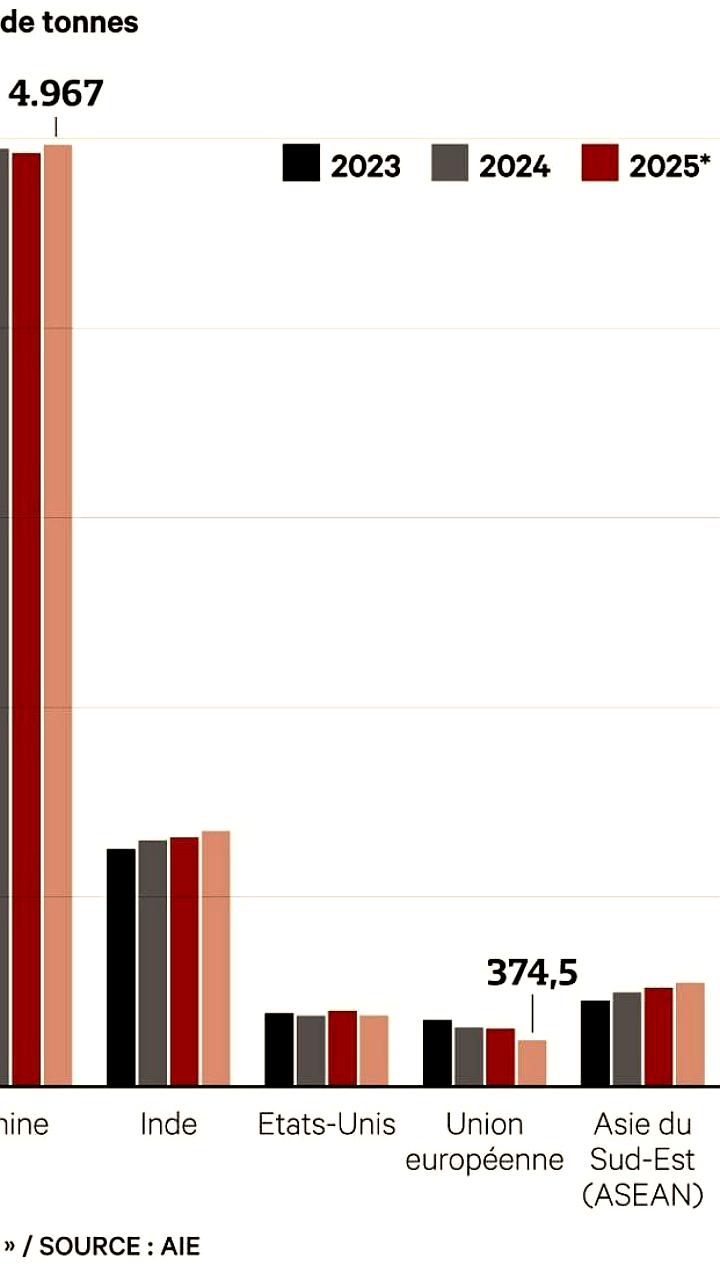 Мировое потребление угля достигло рекорда в 2025 году с основными покупателями в Индии и Китае