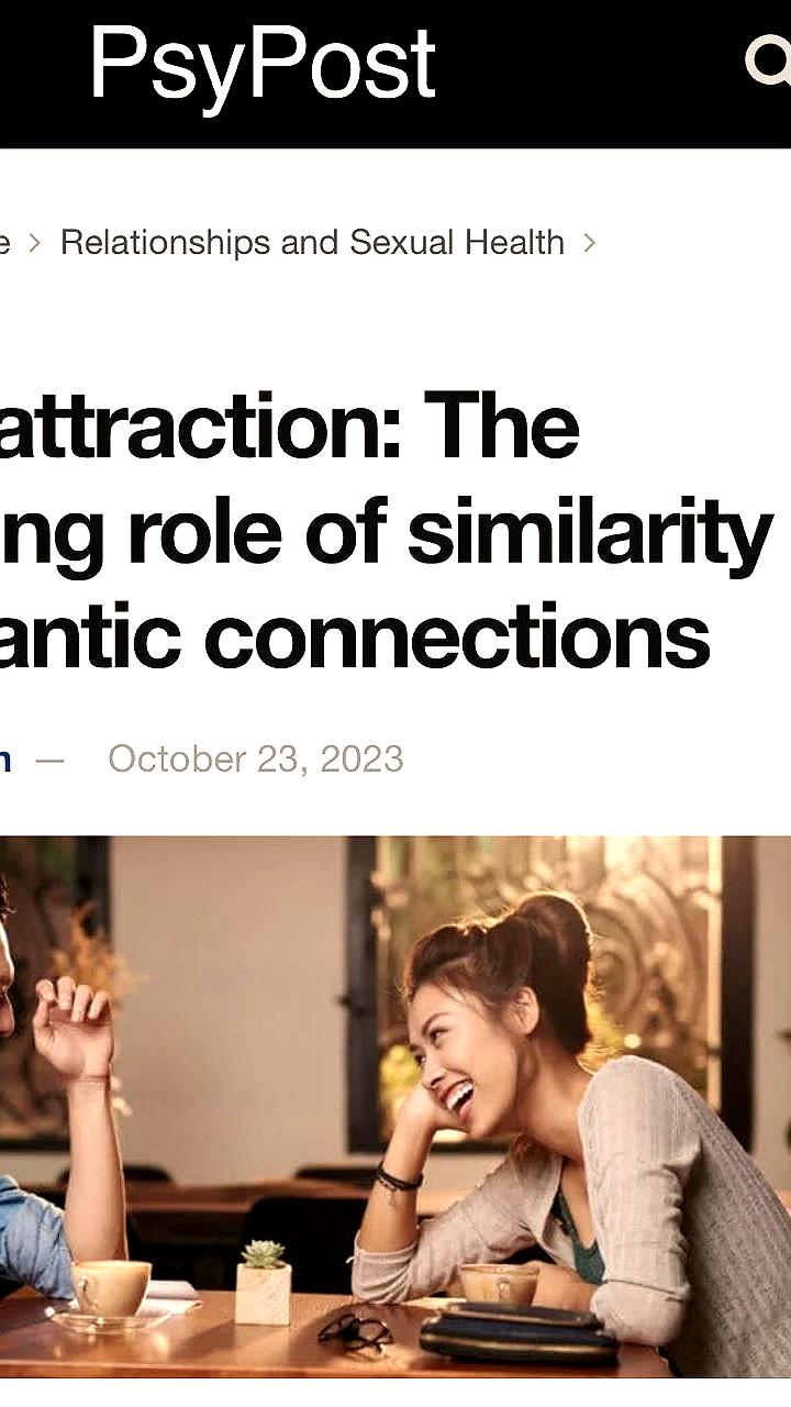 Исследование подтверждает: люди влюбляются в похожих на себя