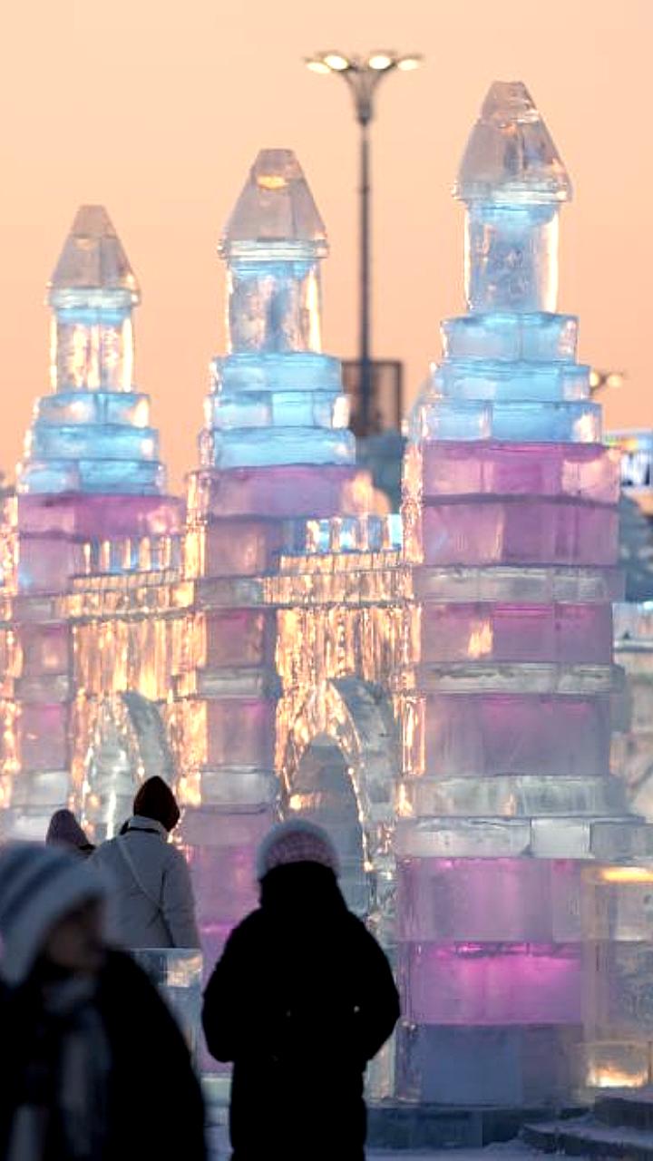 Харбин и Мурманск подписали план сотрудничества, российские мастера победили на конкурсе ледовых скульптур