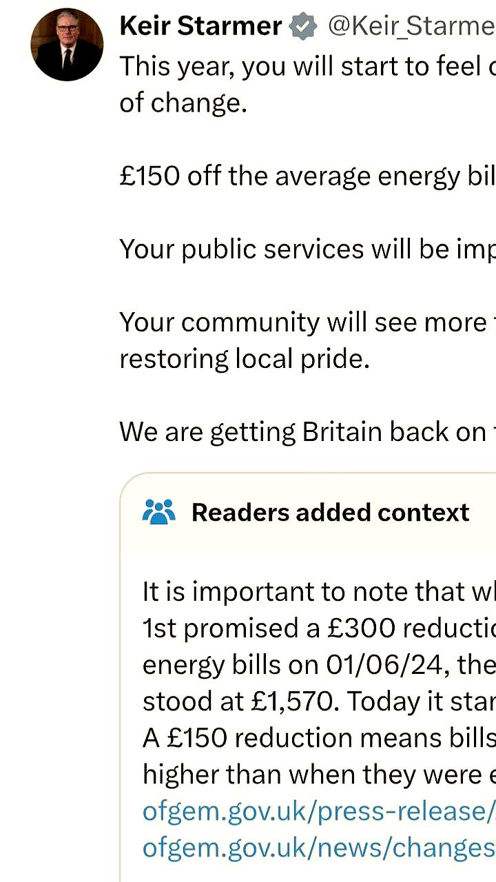 Премьер Британии Кир Стармер анонсировал снижение счетов на электроэнергию после их повышения
