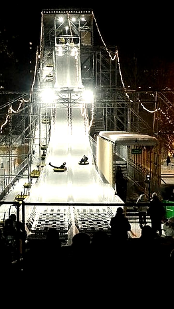 В Екатеринбурге временно закрываются горка и каток из-за морозов