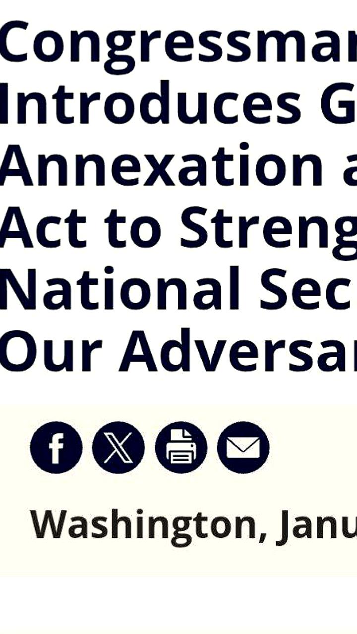 В Конгрессе США предложен законопроект об аннексии Гренландии