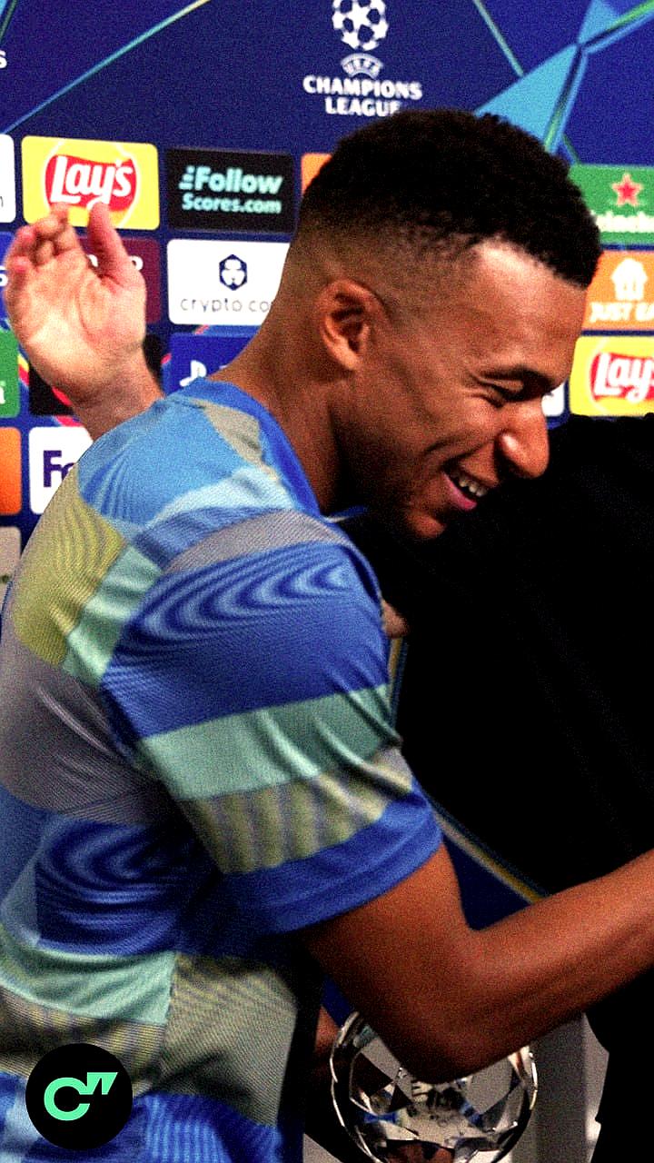 Мбаппе прощается с Хаби Алонсо после его увольнения из Реала