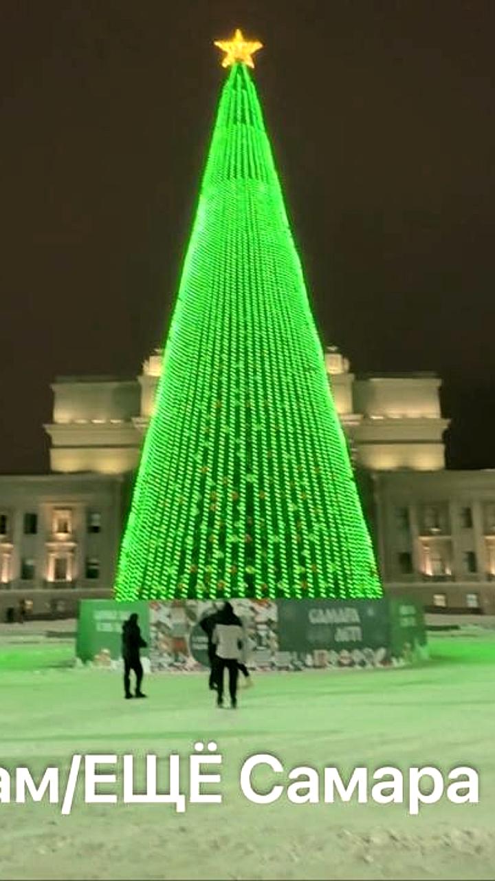 В Самаре продолжается работа новогоднего комплекса несмотря на частичный демонтаж оборудования