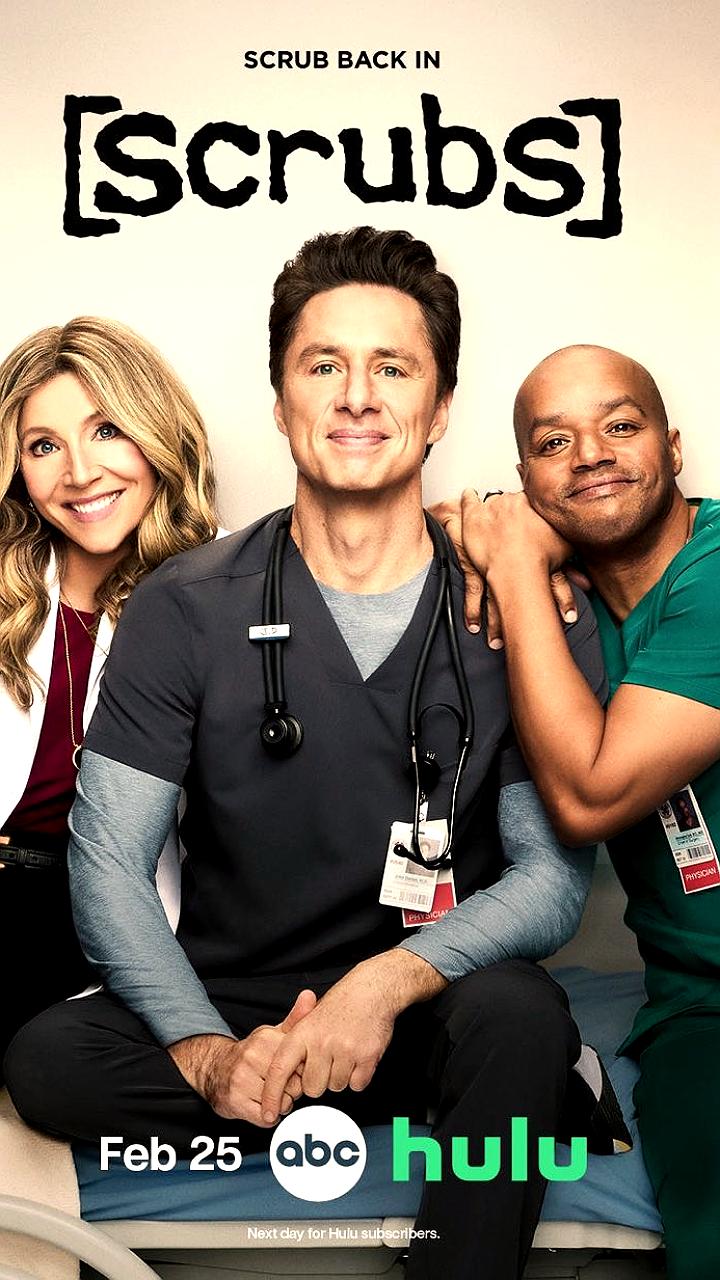 Дебютный постер перезапуска 'Клиники' с возвращением главных героев