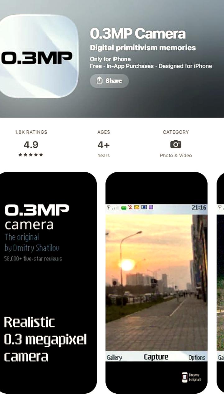 Приложение 3MP Camera позволяет снимать в стиле старых Nokia на iPhone