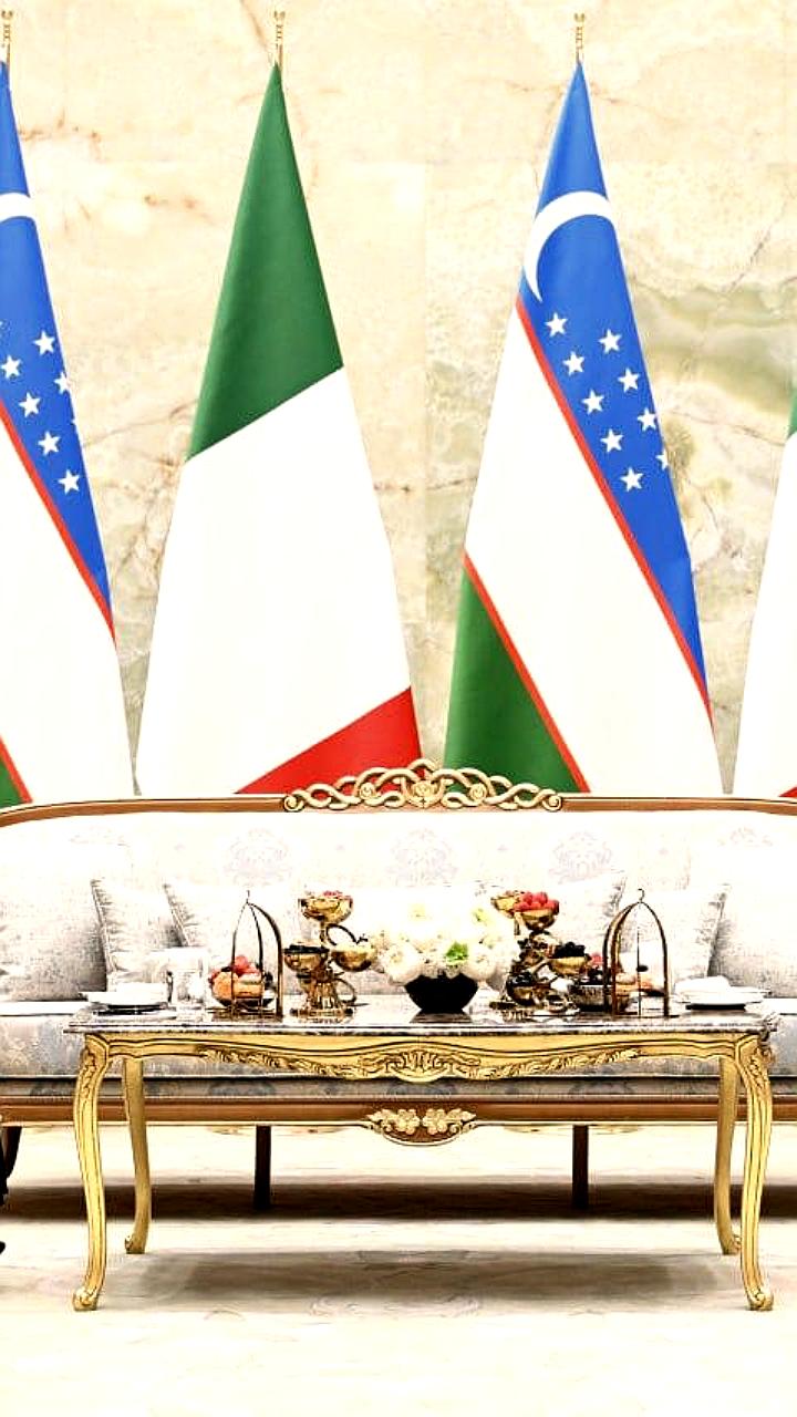 Шавкат Мирзиёев и Джорджа Мелони обсудили сотрудничество Узбекистана и Италии