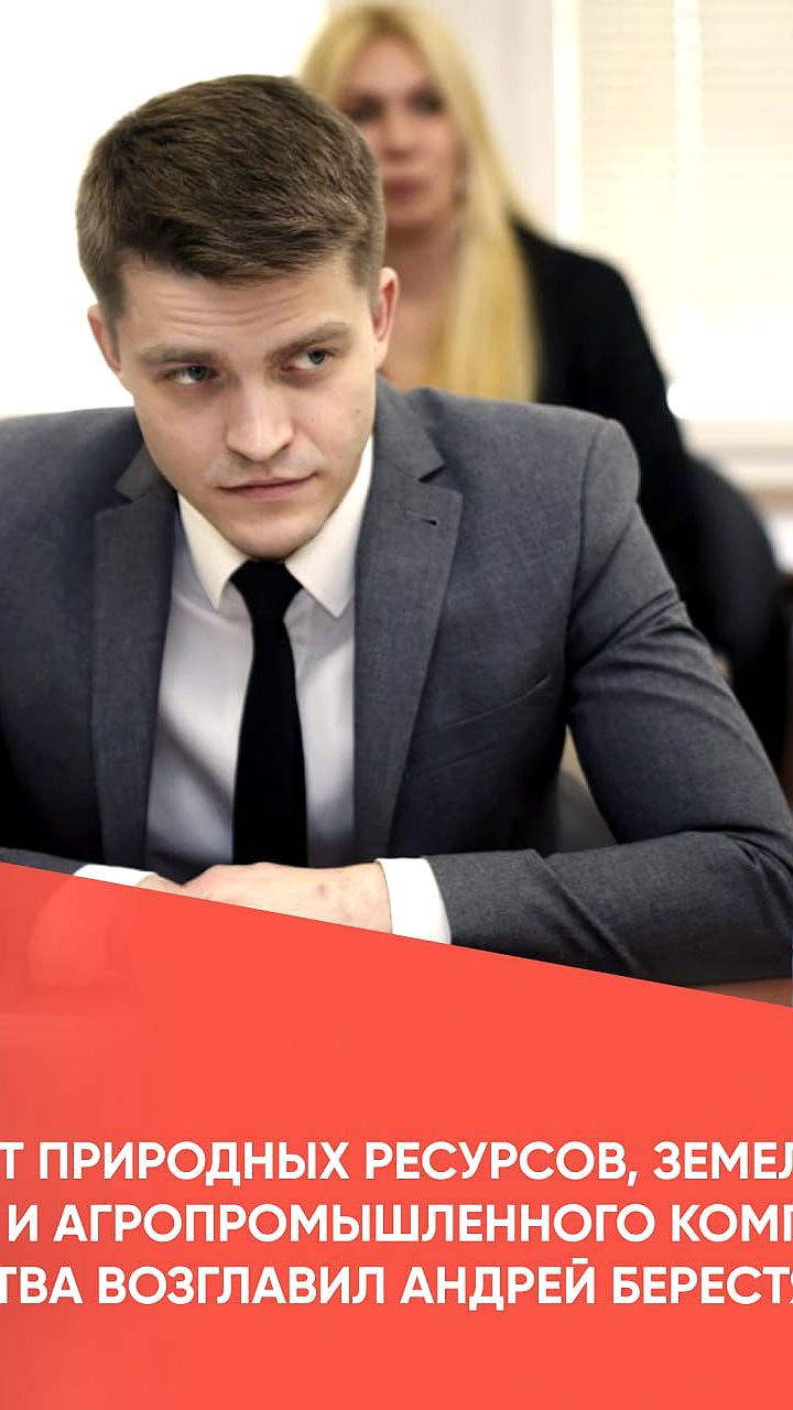 Андрей Берестянский назначен директором департамента природных ресурсов Правительства