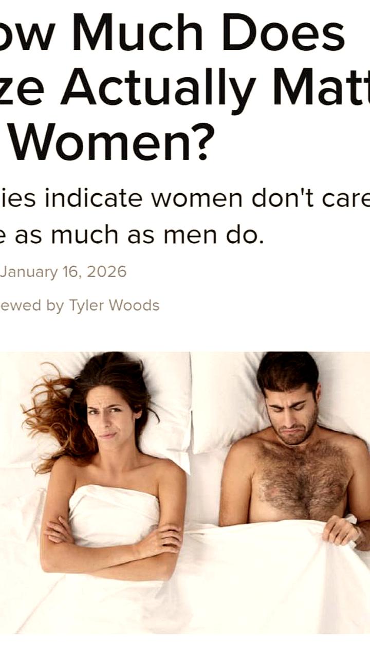 Исследование показывает, что размер не имеет значения для женщин