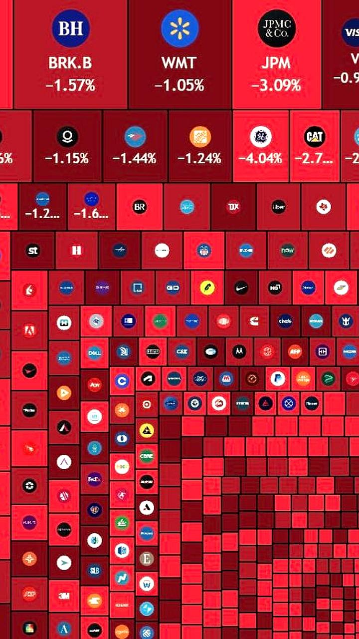 Фондовый рынок США теряет более 1 трлн долларов на фоне негативных данных
