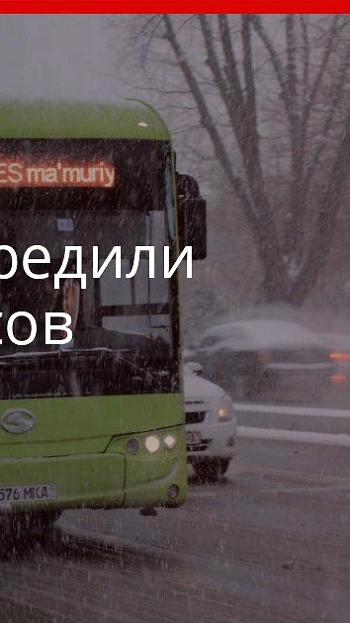 Снегопад в Ташкенте: возможны задержки общественного транспорта