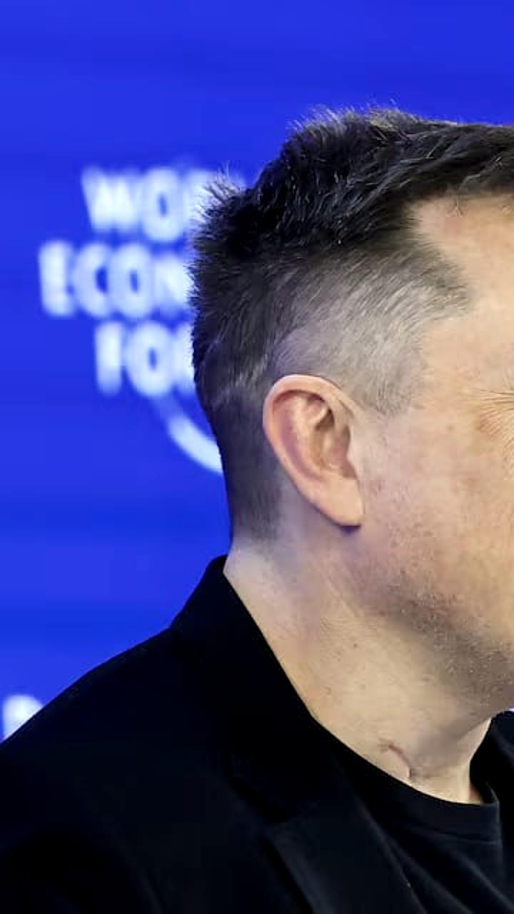 Элон Маск о будущем ИИ и гуманоидных роботах на ВЭФ в Давосе