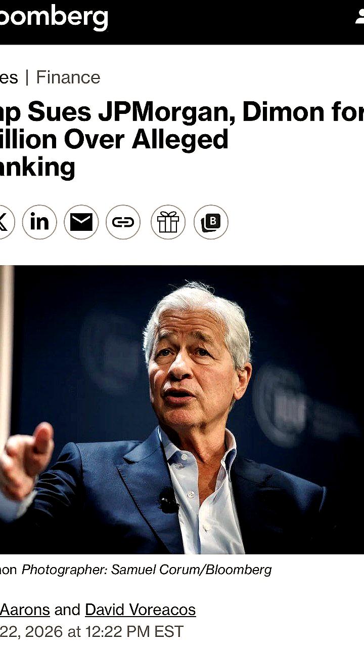 Трамп подает иск к JPMorgan на 5 миллиардов долларов