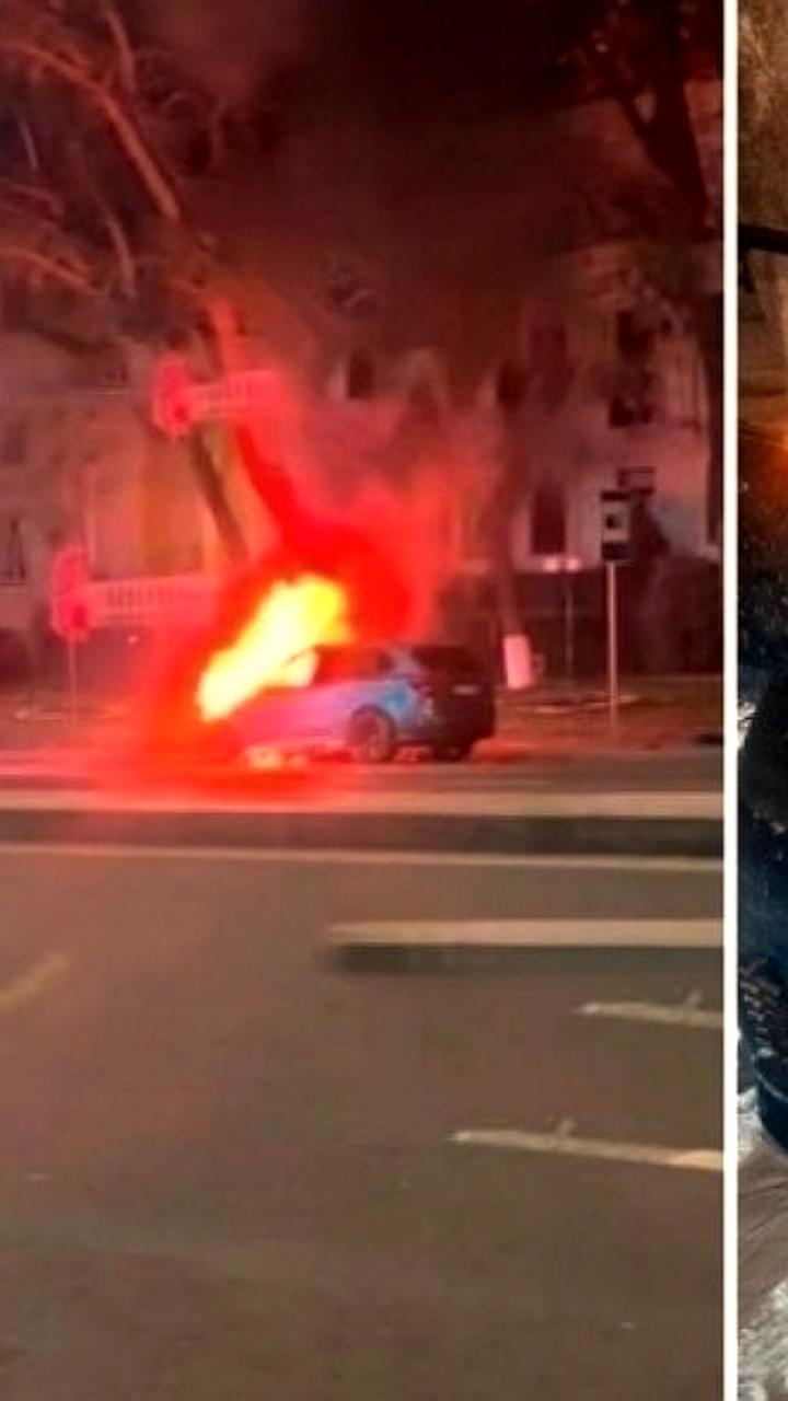 Пожар в автосервисе на Чиланзаре: BMW потушили оперативно