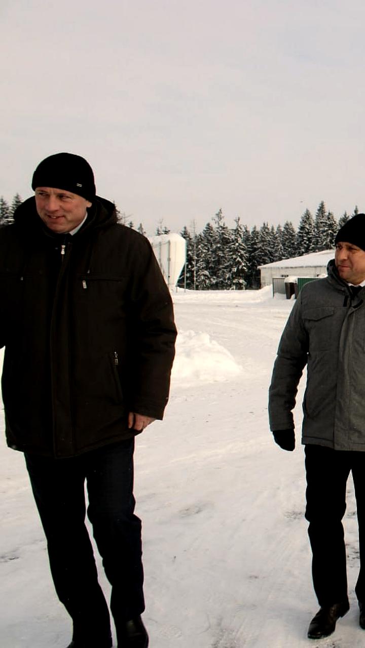 Министр сельского хозяйства Юрий Горлов обсудил зимнее содержание скота в Лиозненском районе