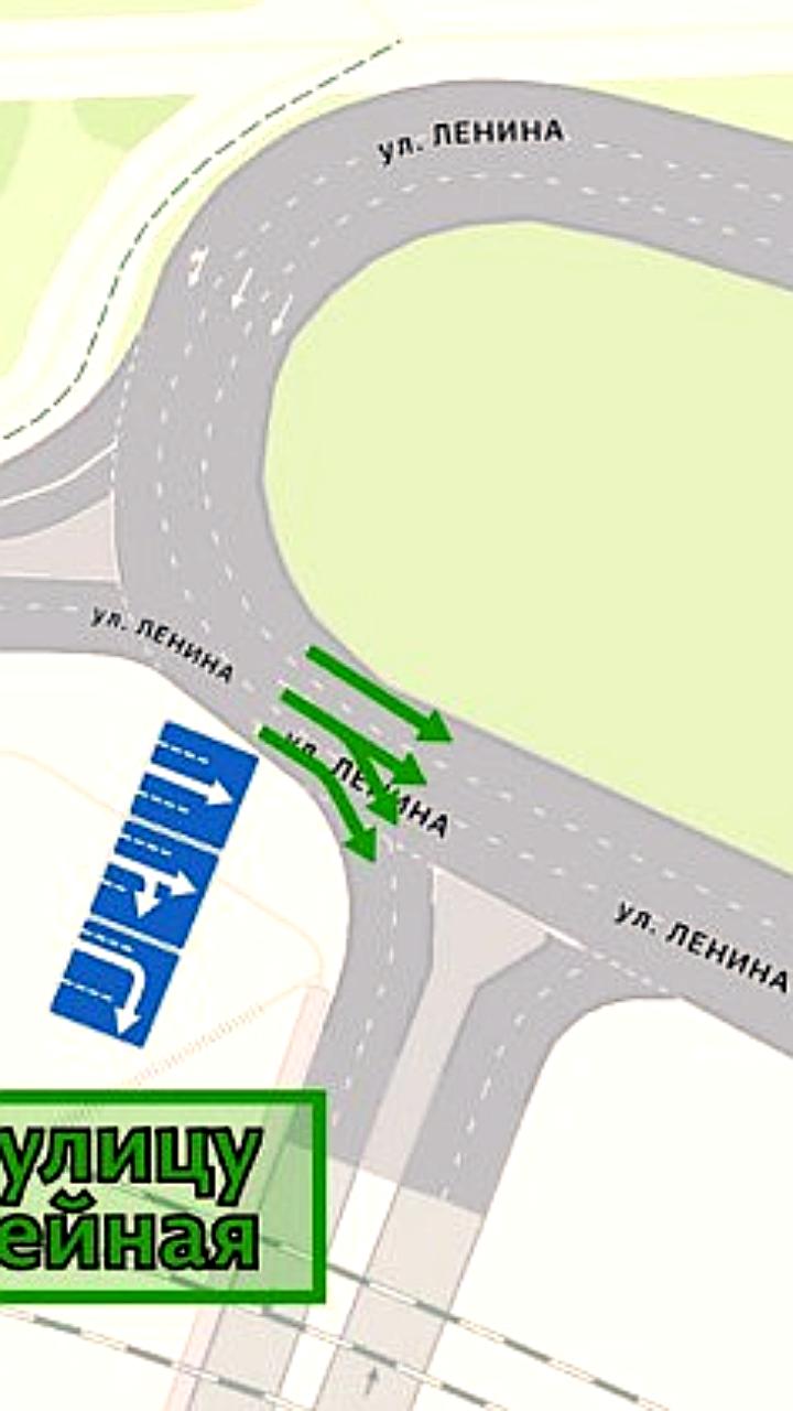 Изменение схемы движения на площади Гайдара в Перми с 27 января