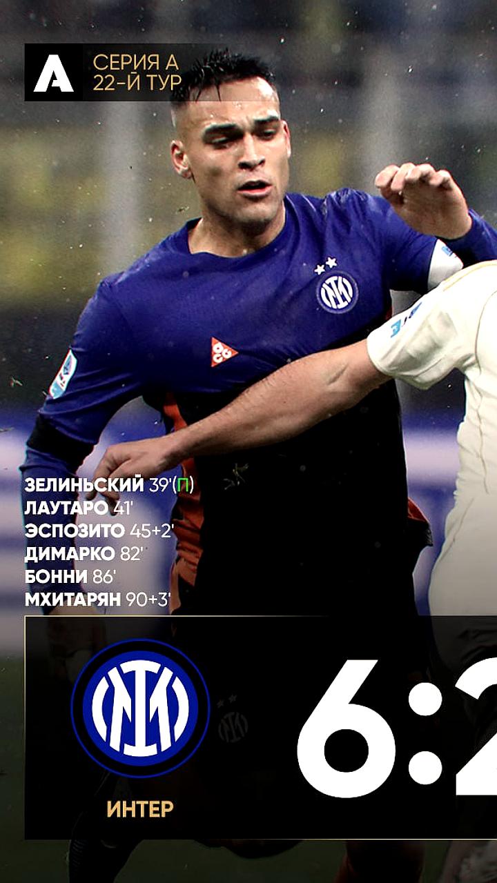 Интер одерживает победу после камбэка против Пизы